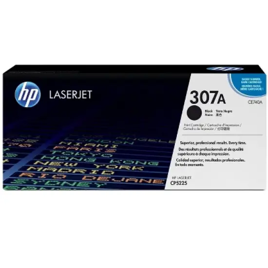 HP 307A Black Original LaserJet Toner Cartridge, ~7,000 pages, CE740A image {7}