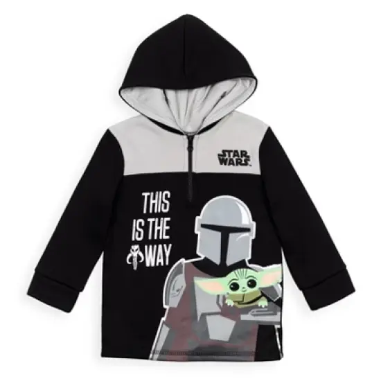 Star Wars The Child Fleece Half Zip Hoodie Toddler image {8}