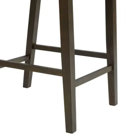 5pc Simms Rectangular Counter Height Dining Set Walnut - Picket House Furnishings image {10}