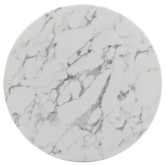 Lippa Round Artificial Marble Dining Table - Modway image {2}