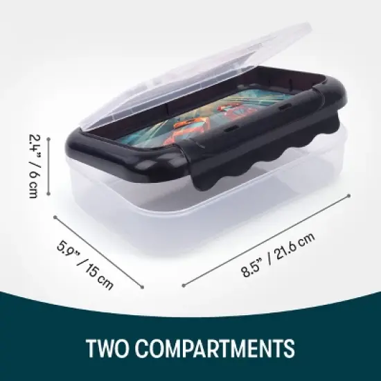 ZIPIT Recycled Plastic Pencil Case for Boys (Car Race) image {4}