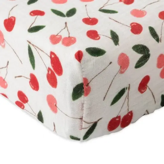 Red Rovr Cotton Muslin Changing Pad Cover image {7}