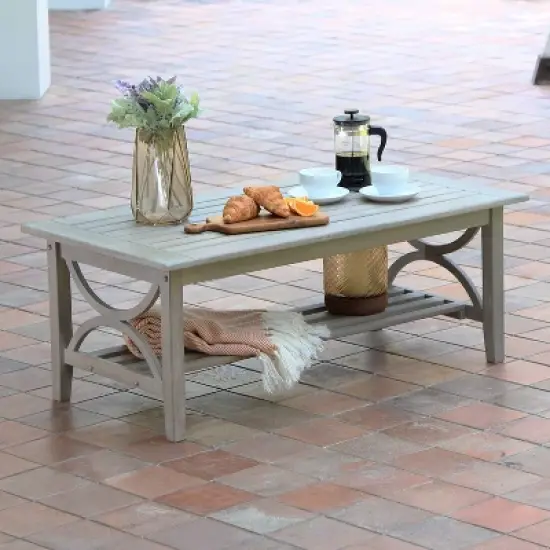 Abbington Teak Patio Coffee Table - Cambridge Casual image {1}