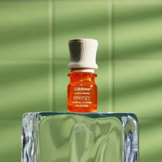 Essential Oil Blend - Citrus Grove: Energy - Lifelines: Aromatic Orange Scent for Aromatherapy, 0.25 Net Wt, Single Pack image {4}