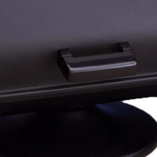 MECO Americana 1500W Portable Utility Tabletop Outdoor Electric Pedestal Grill with Thermostatic Control for Picnics, Camping, and Tailgating, Black image {3}