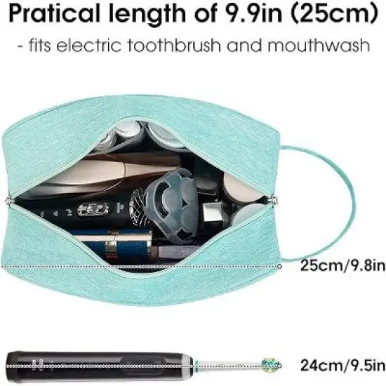 Narwey Travel Toiletry Bag for Women Traveling Dopp Kit Men Travel Bag for Toiletries Cosmetic Bag Makeup Bag image {2}