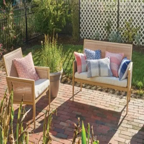 C&F Home Kim Harlequin Outdoor Throw Pillow, 18" x 18" image {1}