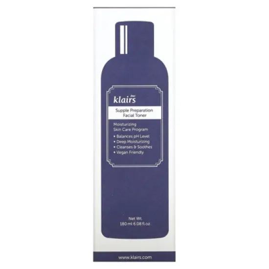 Dear, Klairs K-Beauty Skincare, Supple Preparation Facial Toner, 6.08 fl oz (180 ml) image {1}