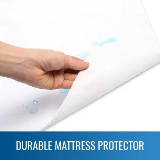DMI Bed Pad Waterproof Sheet,  Mattress Protector, Pee Pad, Bed Liner, Incontinence Pad, Seat Protector, Not Reversible, Flat Fit, Washable, 36 x 72 image {2}