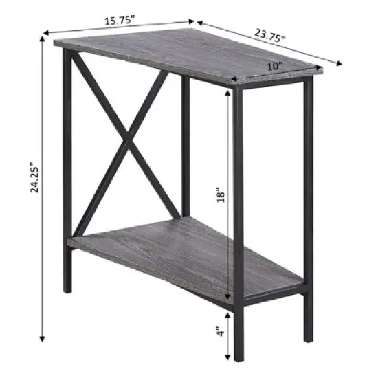 Tucson Wedge End Table - Breighton Home image {3}