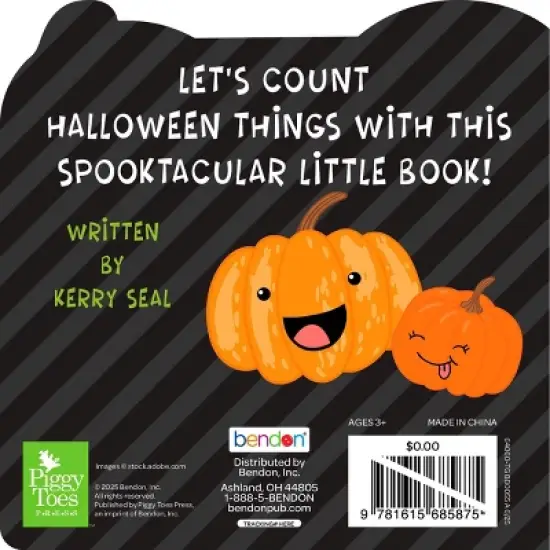 Bendon Shaped Board Books Five Silly Pumpkins image {1}