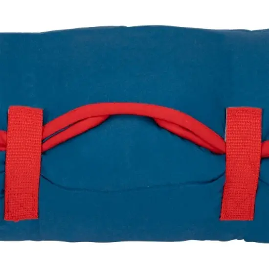 NoJo Paw Patrol "Good Pups Good Day" Toddler Nap Mat - Includes Attached Pillow and Fleece Blanket, Aqua, and Blue image {8}