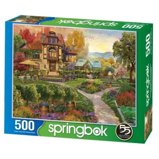 Springbok Vineyard Retreat Jigsaw Puzzle - 500pc image {1}