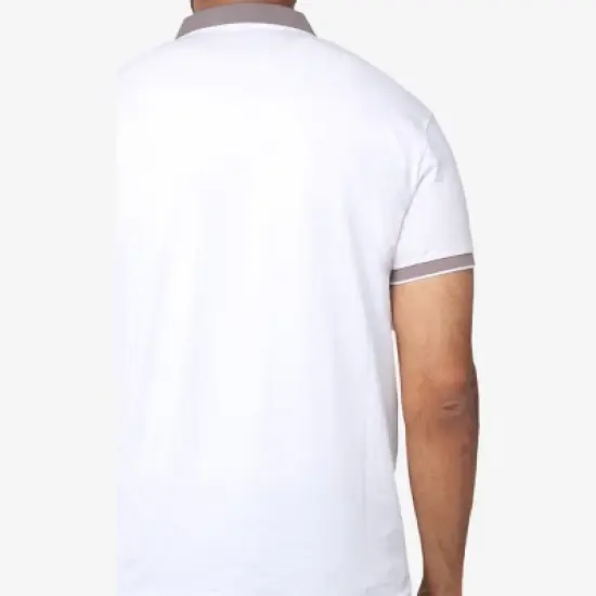 X RAY Men's Short Sleeve Snap-Placket Polo image {4}