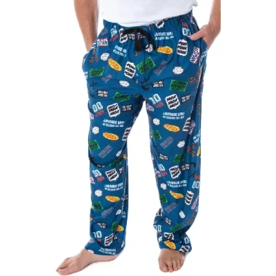 Seinfeld TV Series Men's Allover Themed Pattern Adult Sleep Pajama Pants image {4}