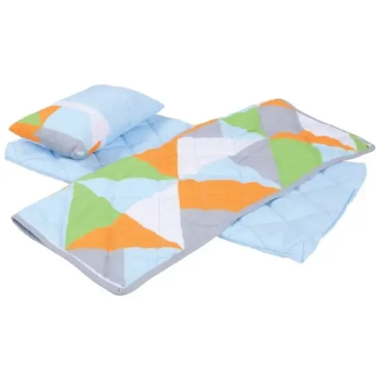 Kaplan Early Learning Wooden Doll Bed with Bedding image {2}