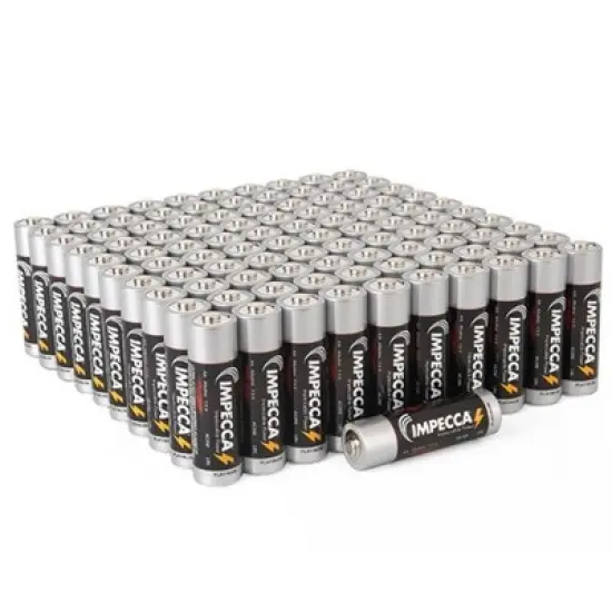 Impecca AA 400-Pack Batteries Alkaline Battery with 10-Year Shelf Life (400-Cells) image {2}