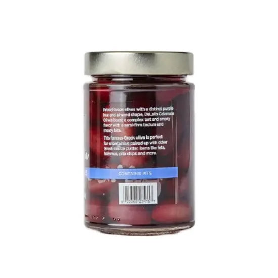 DeLallo Whole Greek Kalamata Olives, 5.8 oz Jar, (6 Pack) image {6}