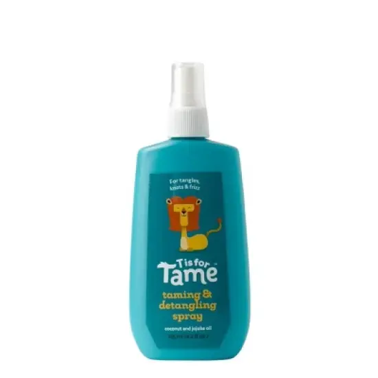 T is for Tame - Natural Hair Taming & Detangling Spray for Kids and Babies, Knots, Frizz & Detangling, All Hair Types Including Curly - 4.2 Fl Oz image {8}