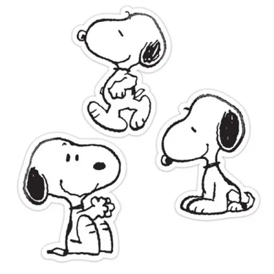 Eureka&reg; Peanuts&reg; Snoopy Assorted Paper Cut-Outs, 36 Per Pack, 3 Packs image {1}