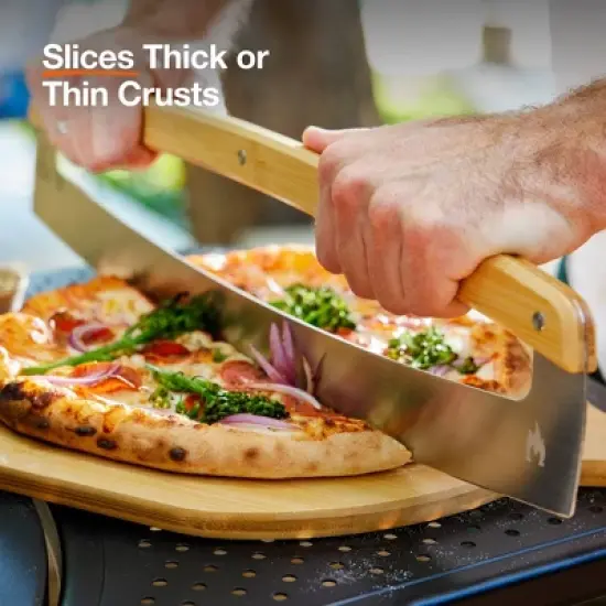 Solo Stove Pi Rocker Blade Grill Pizza Set Stainless Steel Finish image {1}