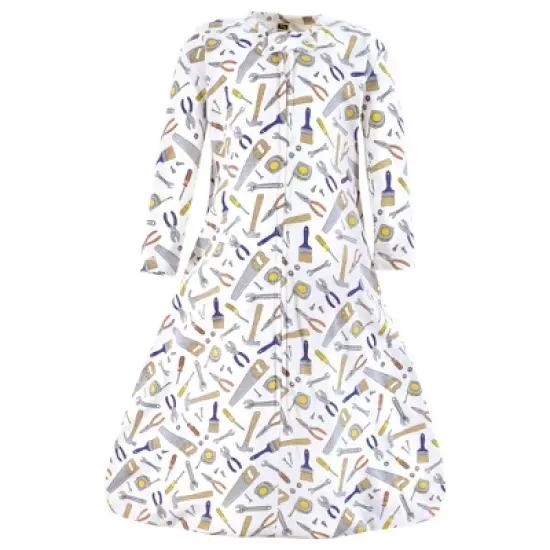 Hudson Baby Long Sleeve Cotton Jersey Sleeping Bag, Sack, Blanket, Construction Work image {2}