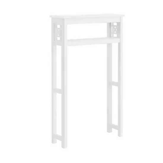 27"x44" Derby Over Toilet Open Storage Shelf White - Alaterre Furniture image {2}