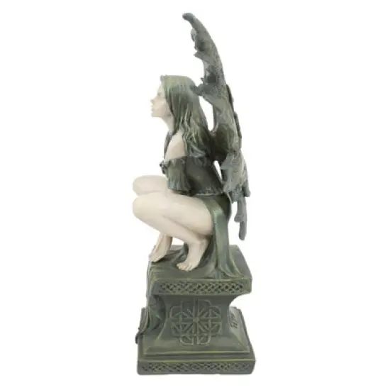 Design Toscano Celtic Inspired Fairy's Perilous Perch Garden Statue: Medium image {3}