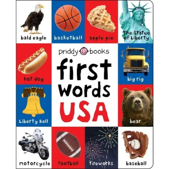 First Words USA - (First 100) by  Priddy Books (Board Book) image {1}