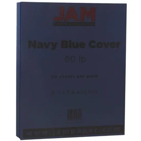 JAM Paper 50pk Basis 80lb Cardstock Paper 8.5" x 11" image {9}