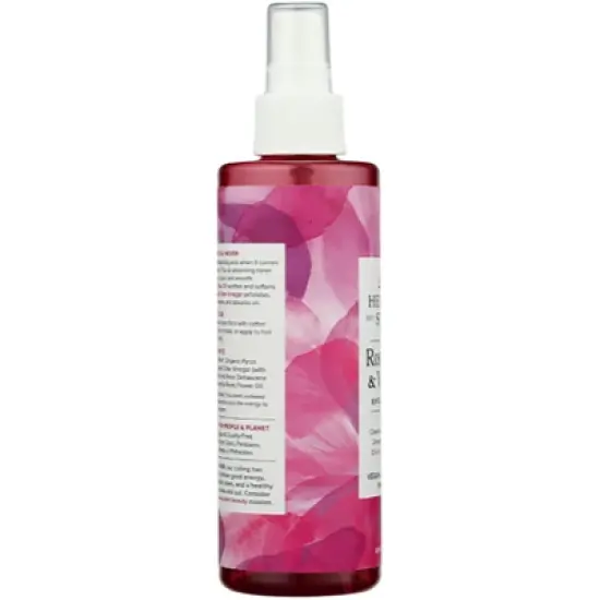 Heritage Store Rosewater and Vinegar Exfoliating Toner 8 Fluid Ounces image {2}