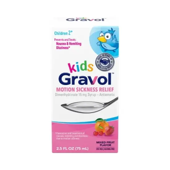 Gravol Kids' DMH Liquid - 75ml image {9}