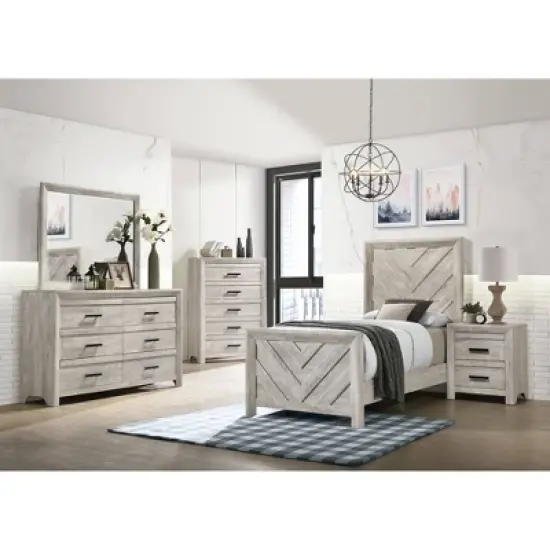 5pc Keely Panel Bedroom Set White - Picket House Furnishings image {5}
