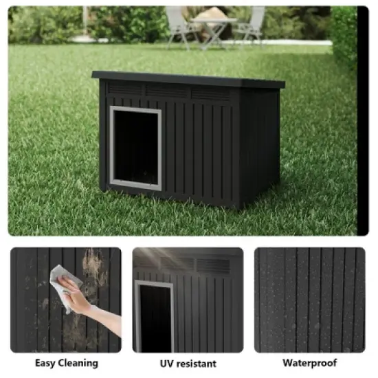 Decksplore Modern & Durable Weather-Resistant Pet House for Medium Dogs image {5}