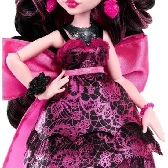 Monster High Draculaura Fashion Doll in Monster Ball Party Dress with Accessories image {2}