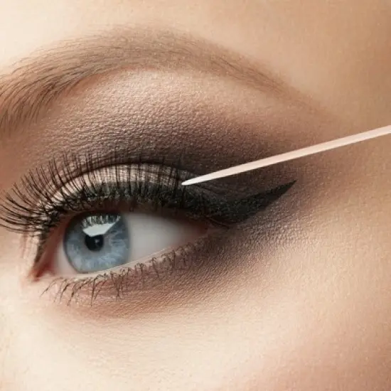 Unique Bargains Disposable False Eyelash Removal Cotton Swab Yellow 100 Pcs image {1}