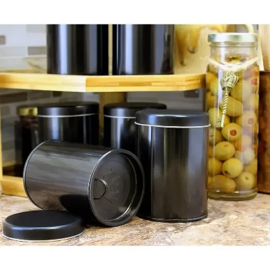 Cornucopia Brands-Double Seal Tea Canisters 6pk image {1}