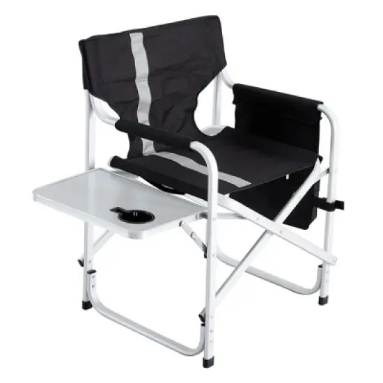 Dolonm Padded Folding Outdoor Chair with Side Table, Storage Pockets, Lightweight Directors Camping Chair for Indoor, Outdoor,Picnics image {12}