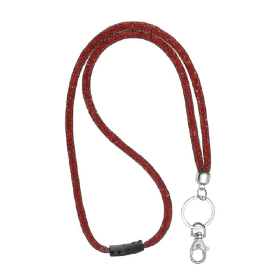 Unique Bargains Rhinestone Bling ID Badges Keychain Lanyards with Metal Clasp image {10}