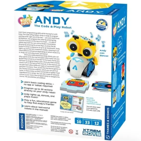 Thames & Kosmos Andy: The Code & Play Robot image {1}