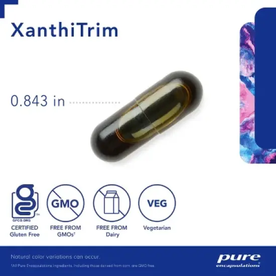 Pure Encapsulations XanthiTrim - Dietary Supplement to Support Healthy Metabolism and Metabolic Rate - 60 Caplique Capsules* image {2}