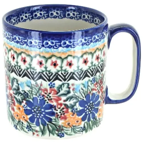 Blue Rose Polish Pottery Vena Mug image {5}