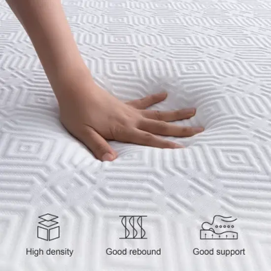 Wuleitex  10 inches Medium  Memory Foam Mattress for Free Sleep Position image {3}