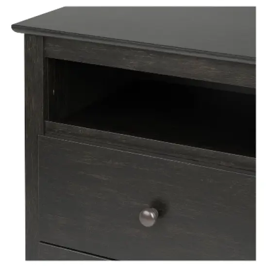 2 Drawer Nightstand Vintage Black - Prepac image {5}