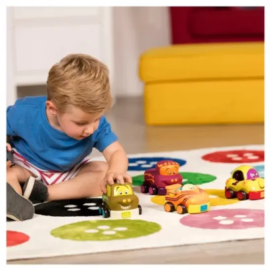 B. Toys 4 Pull-Back Toy Vehicles - Wheeee-ls! image {1}