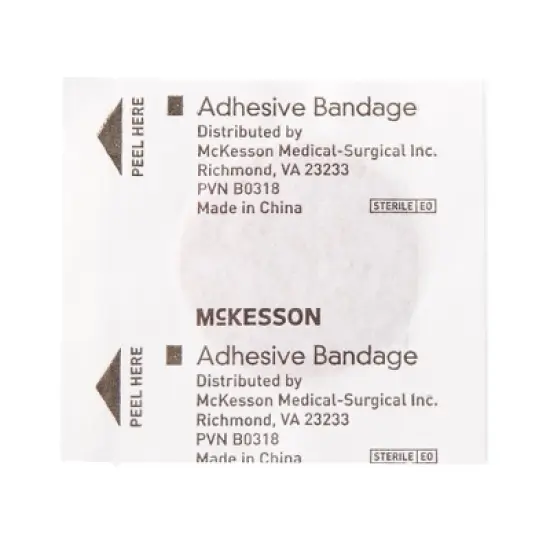 McKesson Spot Adhesive Bandages, Flexible Fabric image {2}