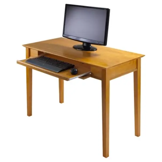 Studio Computer Desk Honey Brown - Winsome image {2}