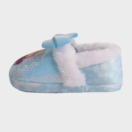Toddler Girls' Frozen Sock Slippers - Blue image {1}