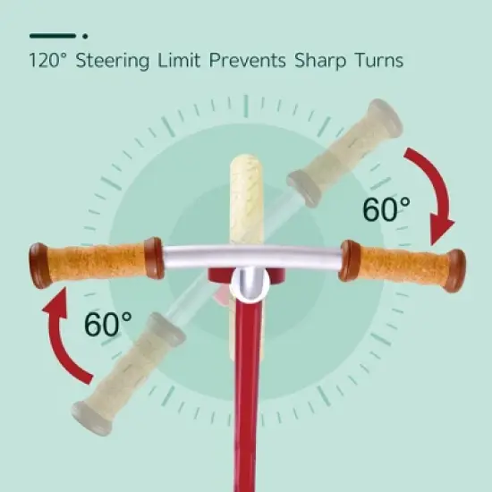 Hape: Get Up & Go Learn to Ride Balance Bike in Red, Ages 1+ image {2}