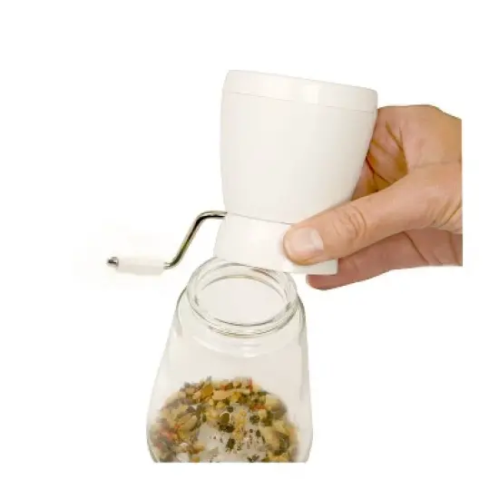 Norpro Glass Nut and Topping Chopper, White image {4}